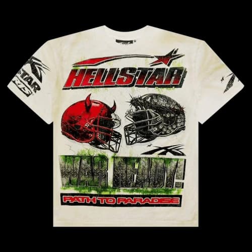Hellstar War Ready! T-Shirt 'Cream'