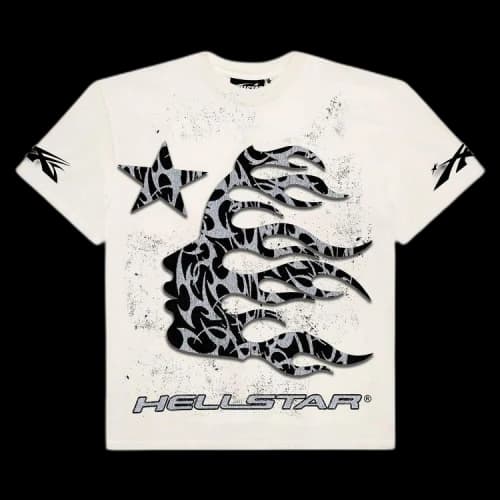 Hellstar Thorn Glitter T-Shirt 'White'