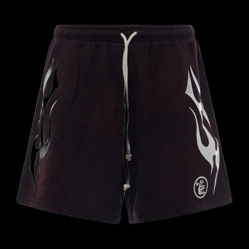 Hellstar Flame Shorts 'Brown'
