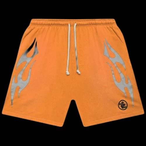Hellstar Flame Shorts 'Orange'