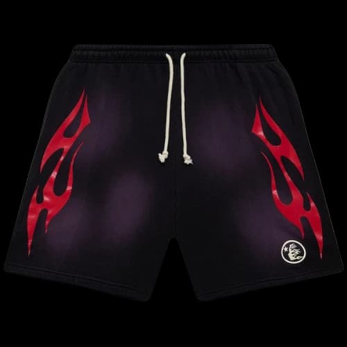 Hellstar Flame Shorts 'Purple'