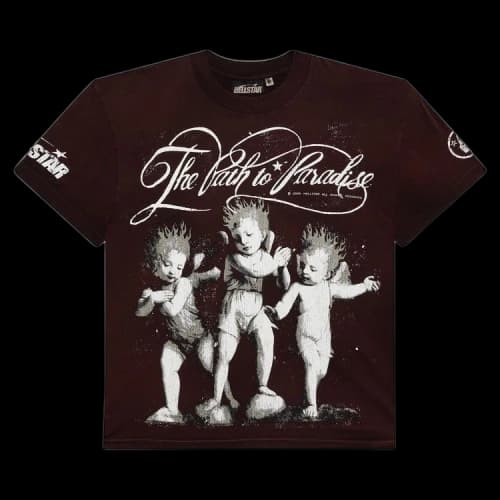 Hellstar Cherubs T-Shirt 'Brown'