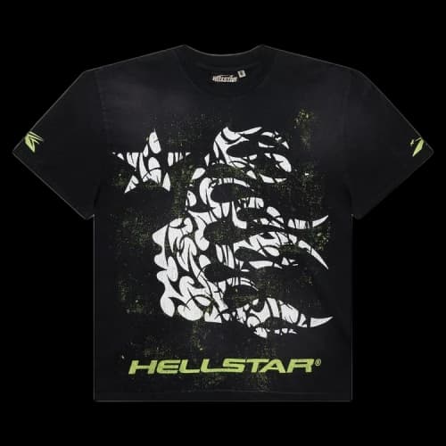 Hellstar Thorn Glitter T-Shirt 'Green'