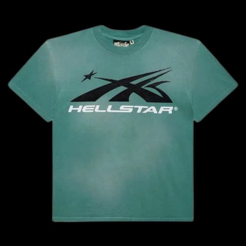 Hellstar Sports Logo T-Shirt 'Green'