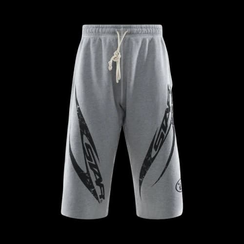 Hellstar Wing 3/4 Shorts 'Grey'