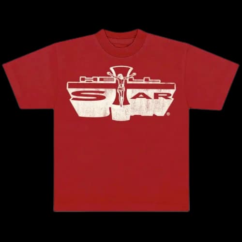 Hellstar Jesus T-Shirt 'Red'
