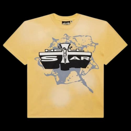 Hellstar Jesus T-Shirt 'Yellow'
