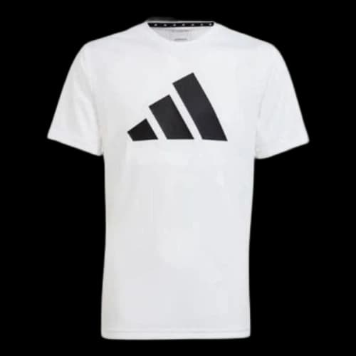 (GS) adidas Train Essentials Aeroready Logo Regular-Fit T-Shirt Asia Sizing 'White Black'