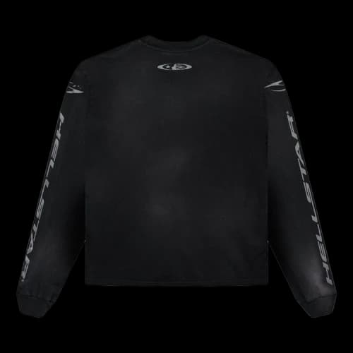 Hellstar H Cursive Logo Longsleeve 'Black'