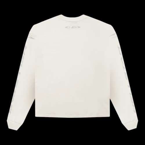Hellstar H Cursive Logo Longsleeve 'White'
