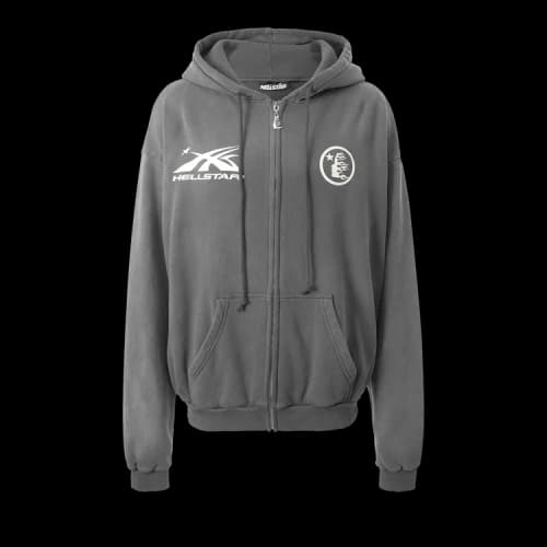 Hellstar Hs Logo Zip-Up 'Grey'