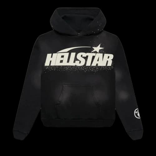 Hellstar Uniform Glitter Hoodie 'Black'