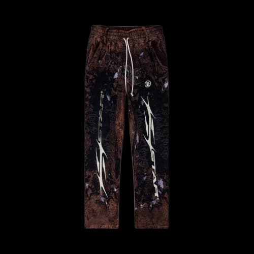 Hellstar Graffiti Sweatpants 'Brown'