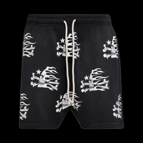Hellstar Studded Cargo Shorts 'Black'