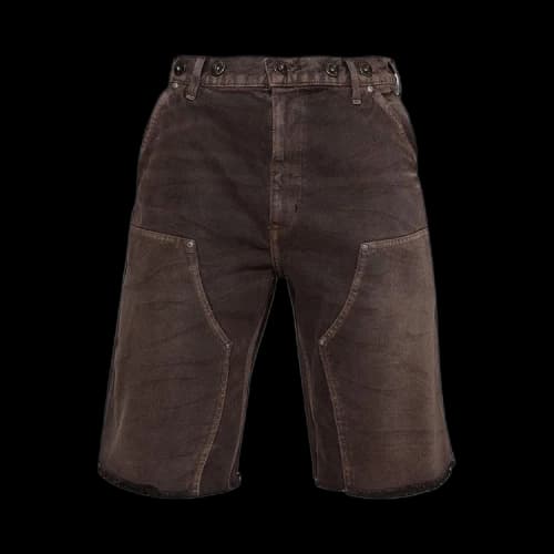 Hellstar Denim Shorts 'Brown'