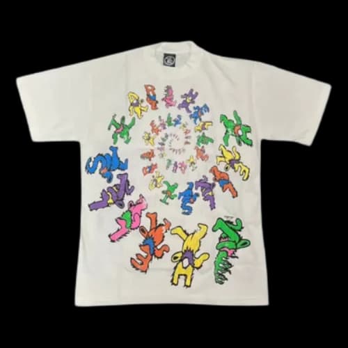Hellstar Studios Grateful Dead Dancing Bears T-shirt 'Beige'