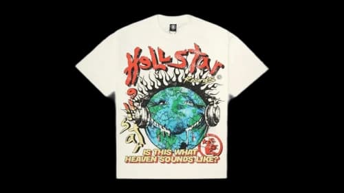 Hellstar Heaven On The Earth T-shirt Cream