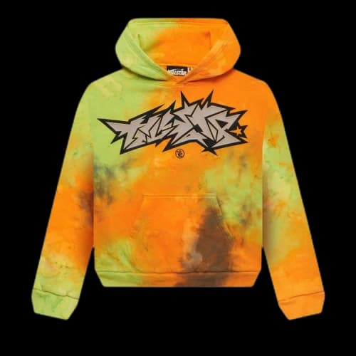 Hellstar Halloween Vomit Hoodie 'Orange'