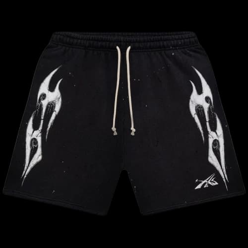 Hellstar Spiderweb Sport Logo Shorts 'Black'