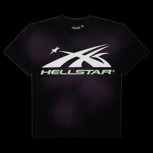 Hellstar Glow in the Dark Sports Logo T-Shirt 'Purple'