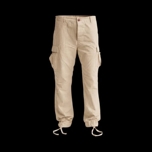 Hellstar Canvas Cargo Pants 'Cream'