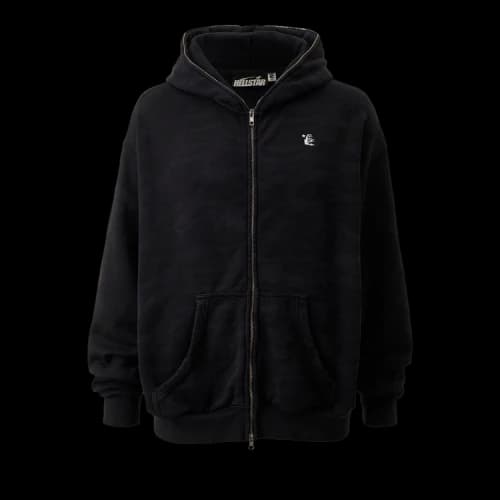 Hellstar Overdye Cheetah Zip Up 'Purple'