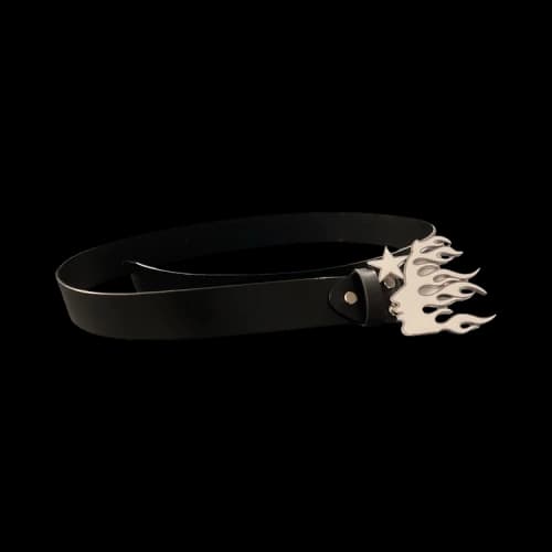 Hellstar "Flame Girl" Logo Belt 'Black'
