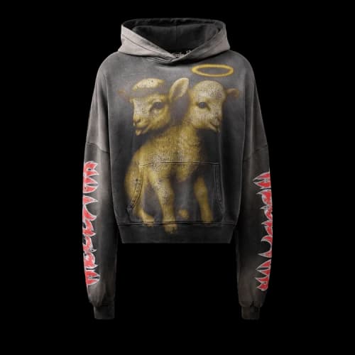 Hellstar Lamb Hoodie 'Black'