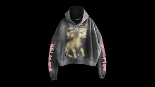 Hellstar Lamb Hoodie Black
