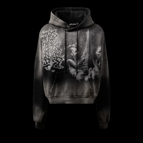 Hellstar Eiffel Tower Hoodie 'Black'