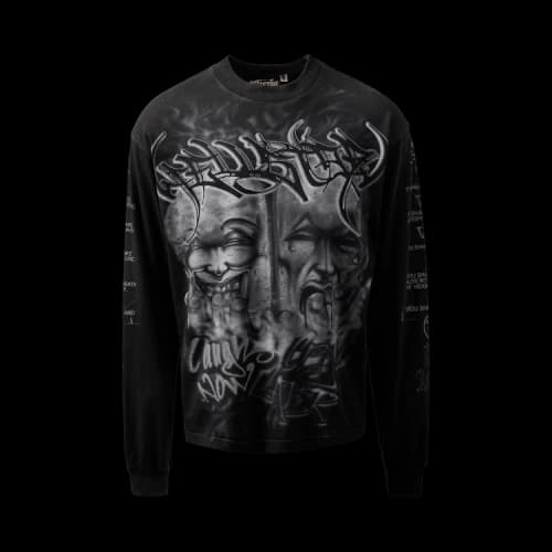Hellstar Laugh Now Cry Later Long-Sleeve 'Black'