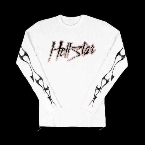 Hellstar Down The Paradise Path Long-Sleeve T-Shirt 'White'