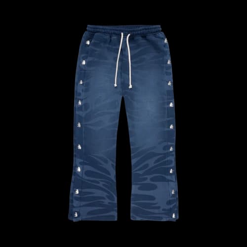 Hellstar Tribal Mirror Face Sweats 'Blue'