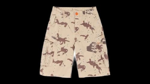 Hellstar Camo Shorts Brown