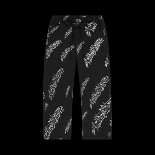 Hellstar Graffiti Sweats 'Black'