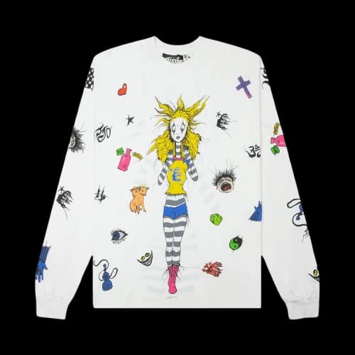 Hellstar Down The Paradise Path Long-Sleeve 'White'