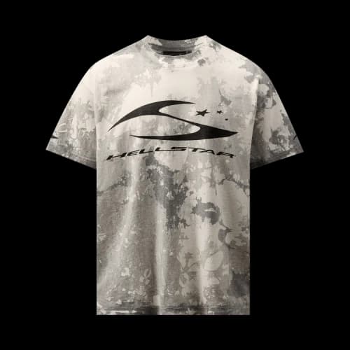 Hellstar H3Star Marble T-Shirt 'Grey'