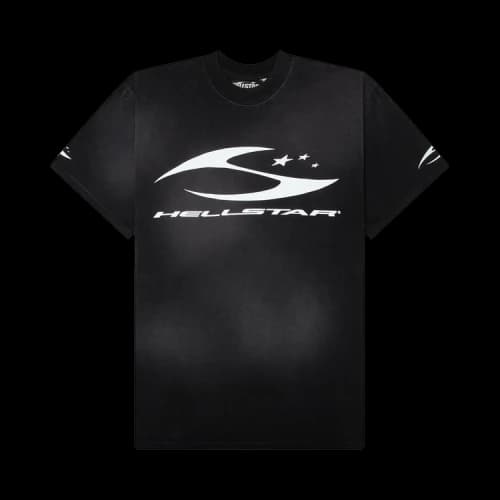 Hellstar H Cursive Logo T-Shirt 'Black'