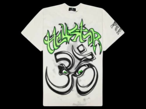 Hellstar Reach Your Inner Peace Yoga T-shirt White
