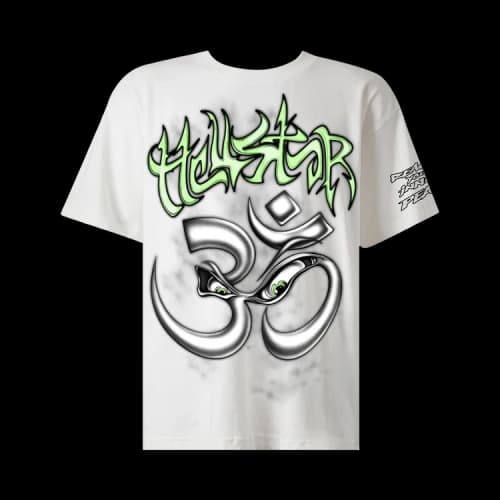 Hellstar Reach Your Inner Peace Yoga T-Shirt 'White'