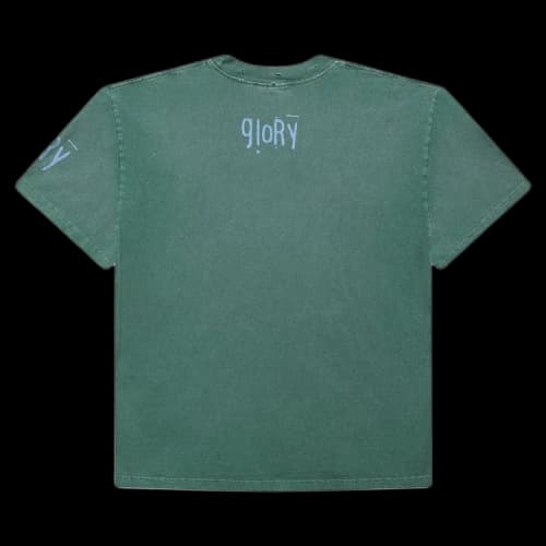 Hellstar Crochet Jesus T-Shirt 'Green'