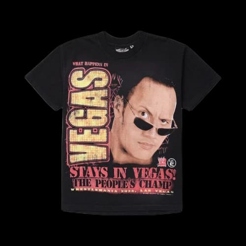 Hellstar x WWE The Rock T-Shirt 'Black'
