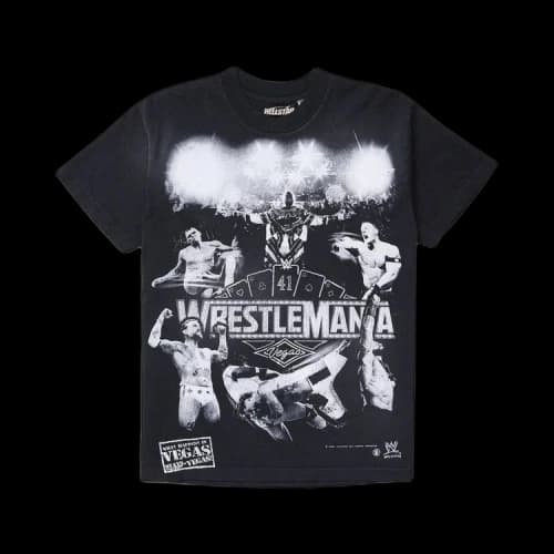 Hellstar x WWE Wrestlemania T-Shirt 'Black'