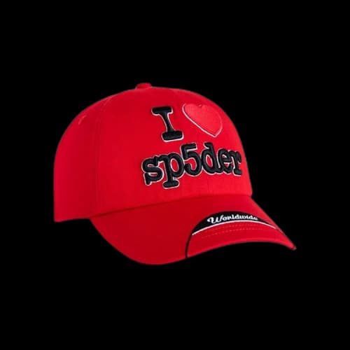 Sp5der Souvenir 6-Panel Hat 'Red'