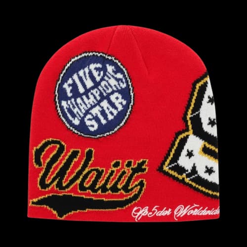 Sp5der Varsity Skully 'Red'