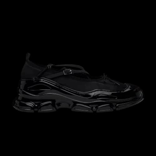 Simone Rocha Classic Criss Cross Tracker Ballerina 'Black'