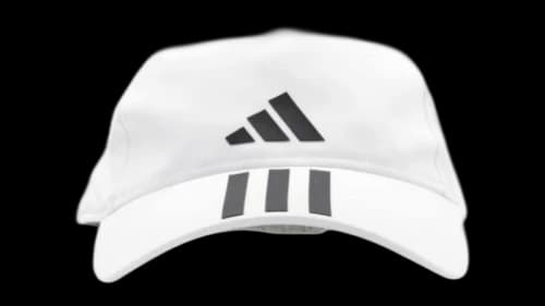 adidas 3-Stripes AEROREADY Running Training Baseball Cap White