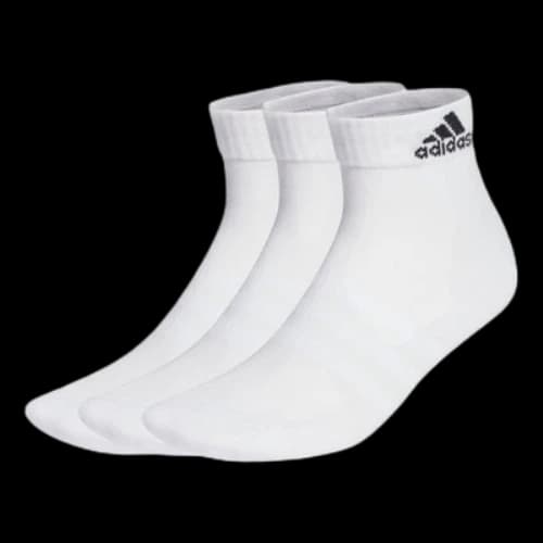 adidas Cushioned Sportswear Ankle Socks 3 Pairs 'White'