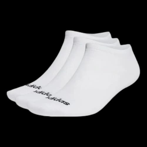 adidas Thin Linear Low-Cut Socks (3 Pairs)