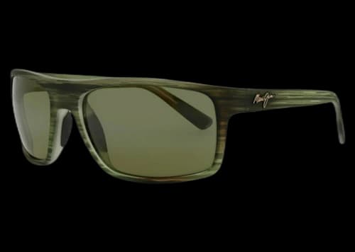 Maui Jim Shield Sunglasses Green/Green/Green (HT746-15MR)